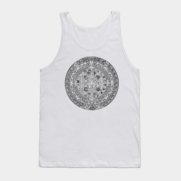 Calendario azteca Tank Top by MrTlaloc